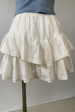 Tiered Ruffle Mini Skort