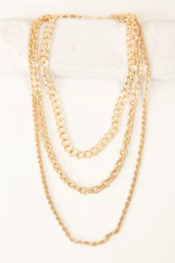 Triple Layer Chain Necklace